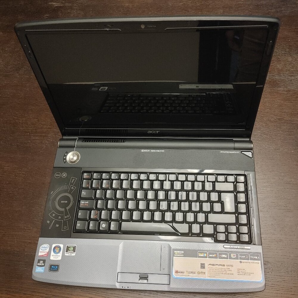 GOOD CONDITION Acer Aspire 6935G 16inch C2D T5800 9600M GT No HDD RAM OS